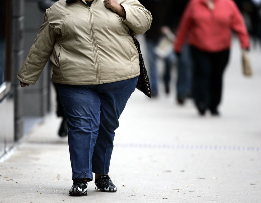 fat person running. Health ramifications